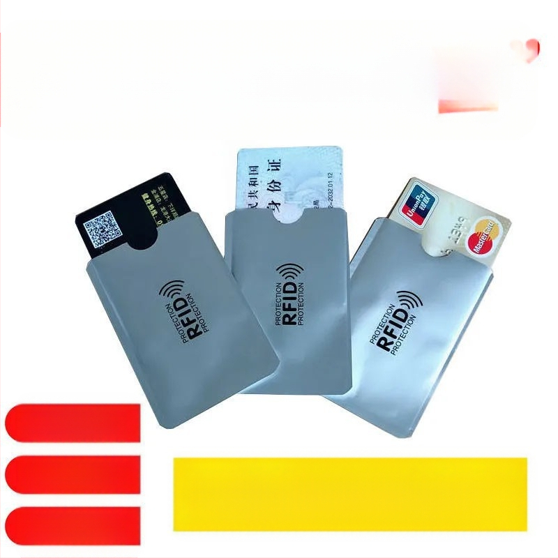 Navlaka za bankovne kartice, antimagnetska, protiv krađe, kućište s četkicom za certifikat, zaštita od čitanja, aluminijska folija, limena papirna navlaka za kartice, navlaka za osobnu iskaznicu