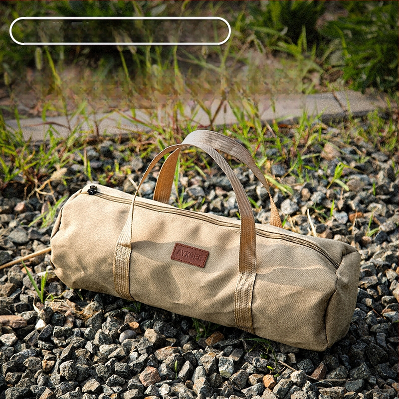 Matkatelk Tuuleköis Maapealsete Küünede Tööriist Kosmeetikakott Telkimisstiilis Tarvikud Kosmeetikakott Õuesõukott Maapealsete Küünede Kott Silindriline Kott