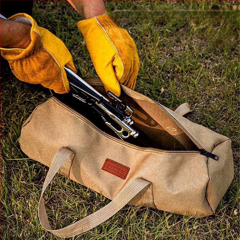 Matkatelk Tuuleköis Maapealsete Küünede Tööriist Kosmeetikakott Telkimisstiilis Tarvikud Kosmeetikakott Õuesõukott Maapealsete Küünede Kott Silindriline Kott
