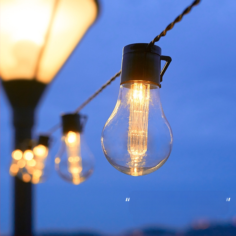 Ηλιακά εξωτερικά αδιάβροχα φωτιστικά s14 σε σειρά αντίκες φωτιστικά παπάγιας G50 διακοσμητικά G40 σκηνή κάμπινγκ με θόλο