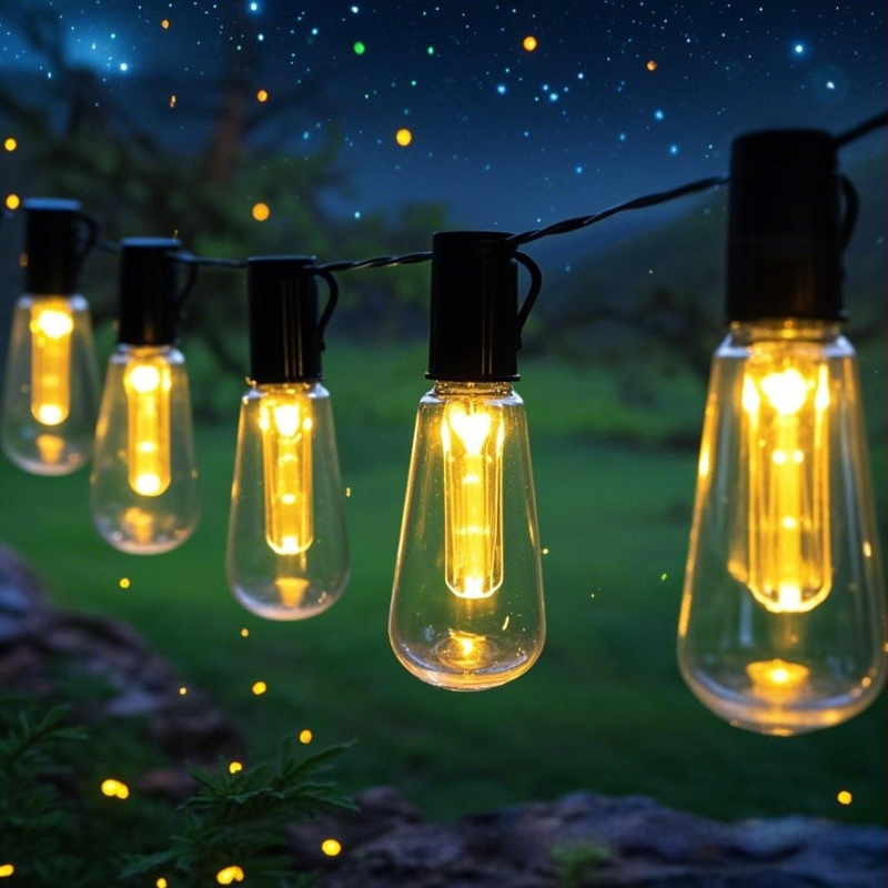 Ηλιακά εξωτερικά αδιάβροχα φωτιστικά s14 σε σειρά αντίκες φωτιστικά παπάγιας G50 διακοσμητικά G40 σκηνή κάμπινγκ με θόλο