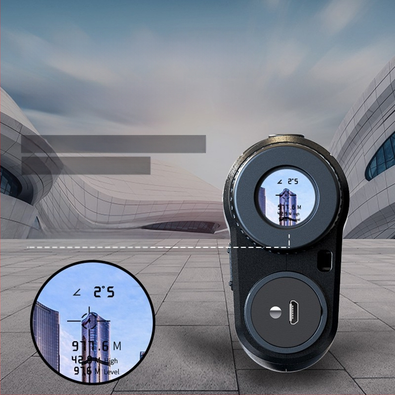 Laserkaugusmõõtja teleskoop ülitäpne käeshoitav kauguse mõõtmine infrapuna elektrooniline joonlaud õues golfimiseks õues