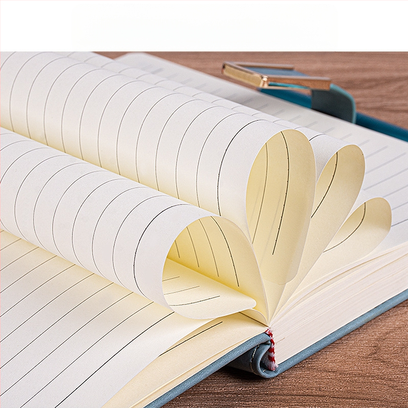 Σημειωματάριο από παχύ δέρμα με αγκράφα για επιχειρηματίες, απλούς φοιτητές, 5 βιβλία για συσκέψεις