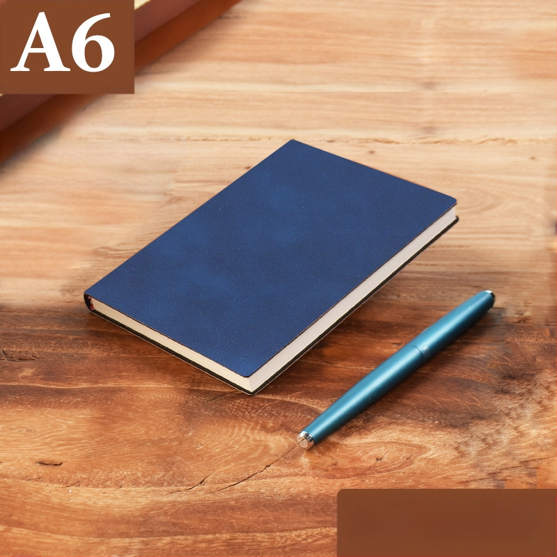 Σημειωματάριο από παχύ δέρμα με αγκράφα για επιχειρηματίες, απλούς φοιτητές, 5 βιβλία για συσκέψεις