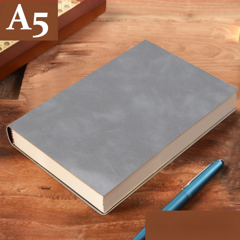 Σημειωματάριο από παχύ δέρμα με αγκράφα για επιχειρηματίες, απλούς φοιτητές, 5 βιβλία για συσκέψεις