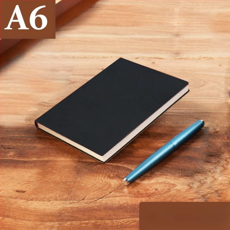 Σημειωματάριο από παχύ δέρμα με αγκράφα για επιχειρηματίες, απλούς φοιτητές, 5 βιβλία για συσκέψεις