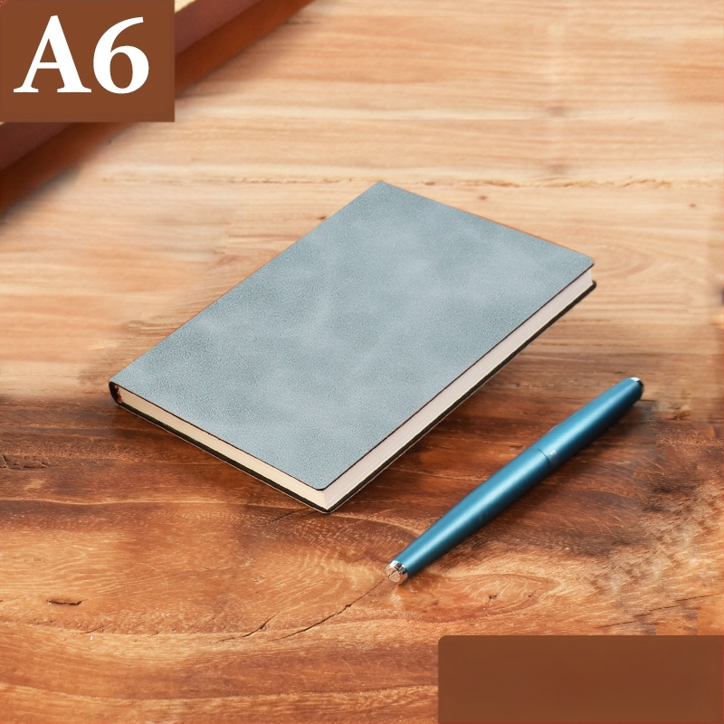 Σημειωματάριο από παχύ δέρμα με αγκράφα για επιχειρηματίες, απλούς φοιτητές, 5 βιβλία για συσκέψεις