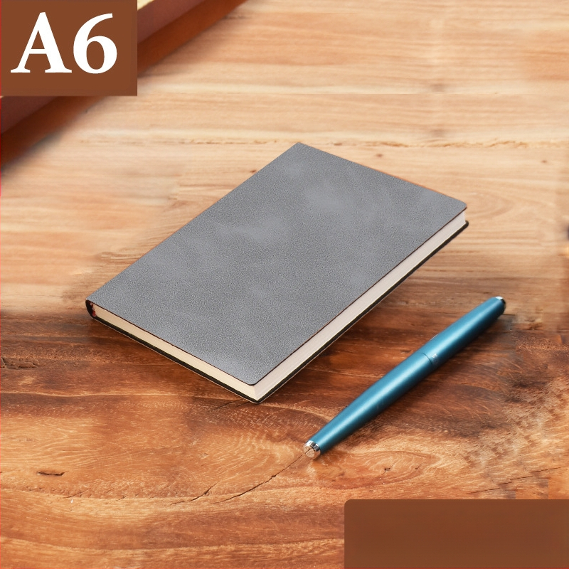 Σημειωματάριο από παχύ δέρμα με αγκράφα για επιχειρηματίες, απλούς φοιτητές, 5 βιβλία για συσκέψεις