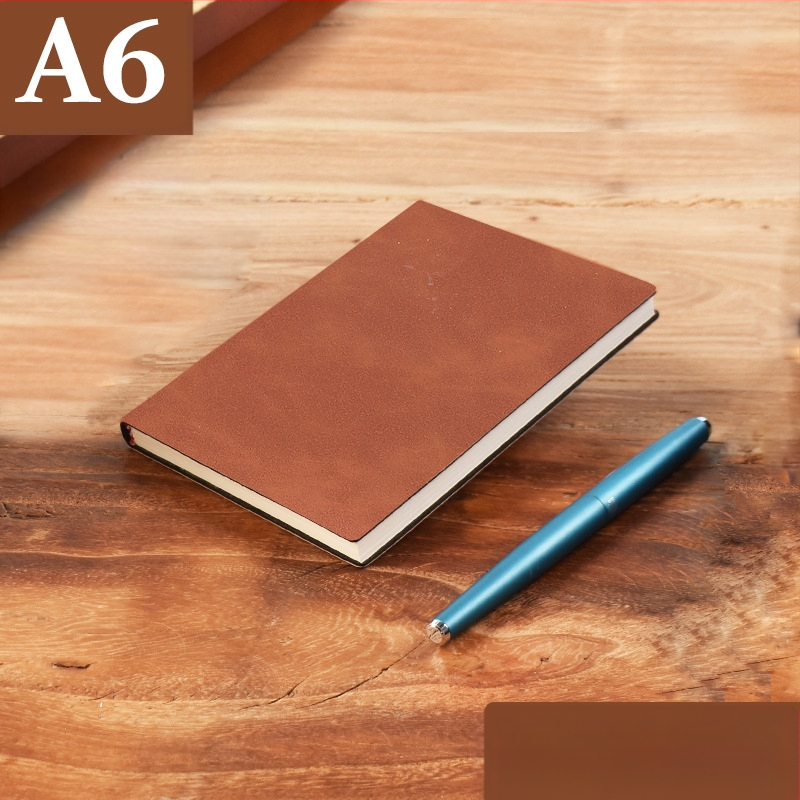 Σημειωματάριο από παχύ δέρμα με αγκράφα για επιχειρηματίες, απλούς φοιτητές, 5 βιβλία για συσκέψεις