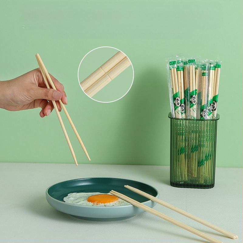 Ühekordsed söögipulgad terve kott sõltumatu pakend bambusest söögipulgad ärirestorani kaasaostmiseks spetsiaalsed kiirtoidupakendid ümmargused söögipulgad hulgimüük