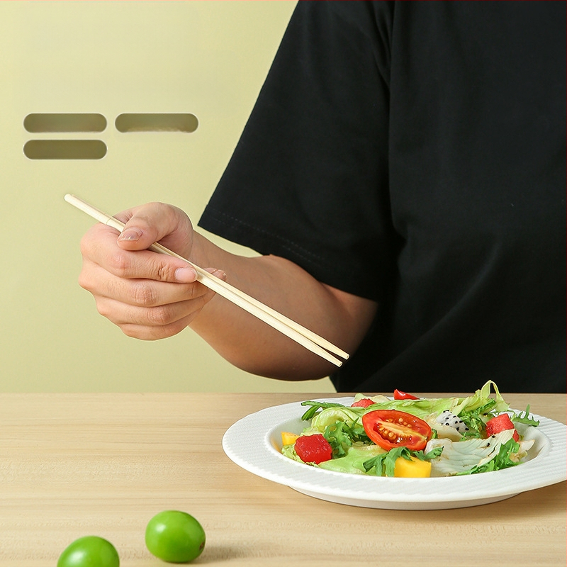 Ühekordsed söögipulgad terve kott sõltumatu pakend bambusest söögipulgad ärirestorani kaasaostmiseks spetsiaalsed kiirtoidupakendid ümmargused söögipulgad hulgimüük