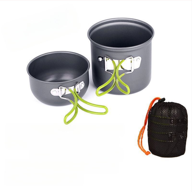 Āra viena plīts katls kempinga piknika komplektam, īpaši viegls, pārnēsājams bļodas katls piknikam