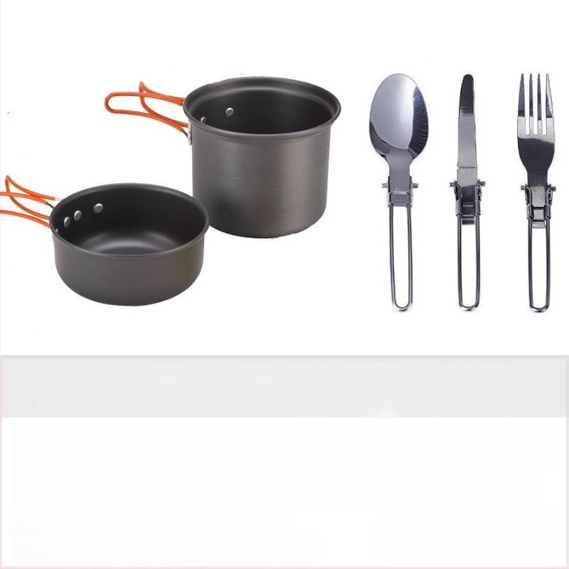 Āra viena plīts katls kempinga piknika komplektam, īpaši viegls, pārnēsājams bļodas katls piknikam