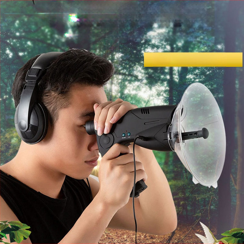 8x linnuvaatleja teleskoop, lindude kuulamise monokkel, loomade helide koguja ja lindude kuulamise monokkel
