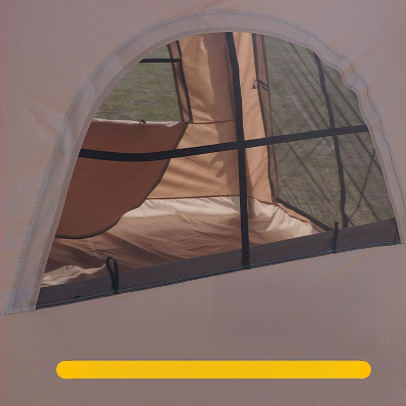 Kahekordne kiiravatav täispuhutav telk ööbimiseks, tähistaevas, vihmakindel väikese harjaga välistingimustes kasutatav õhkkolonntelk ilma seadistamiseta