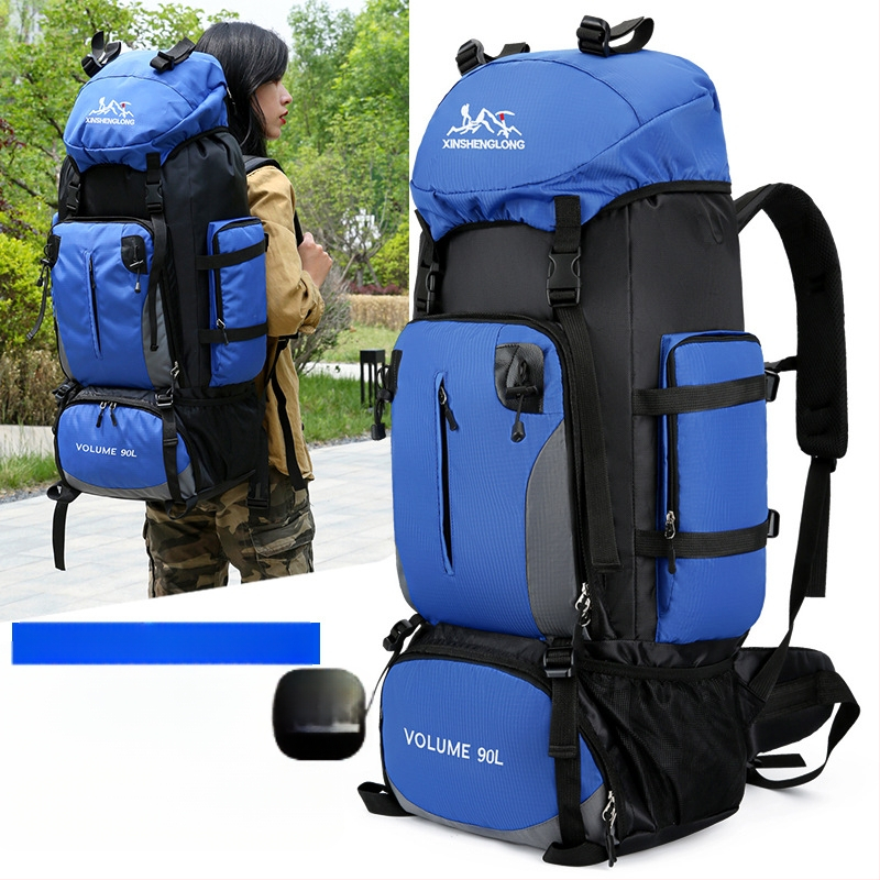 Mägironimiskott, suure mahutavusega 90L, õueseljakott, vetthülgav matkamine, telkimine, reisimine, seljakott meestele, hoiureisikott