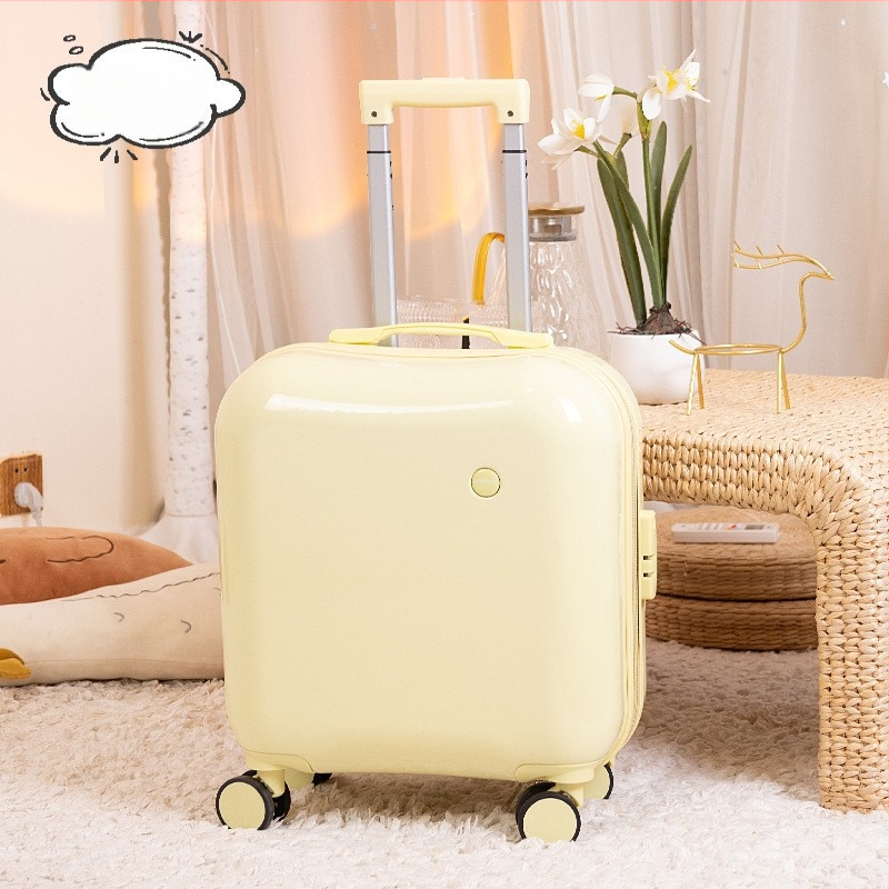 Väike kerge laste pagasikott naistele, väärtuslik mini-pardalemineku parooliga, lühikeste vahemaade reisimiseks, 18-tolline käruümbris, 20-tolline