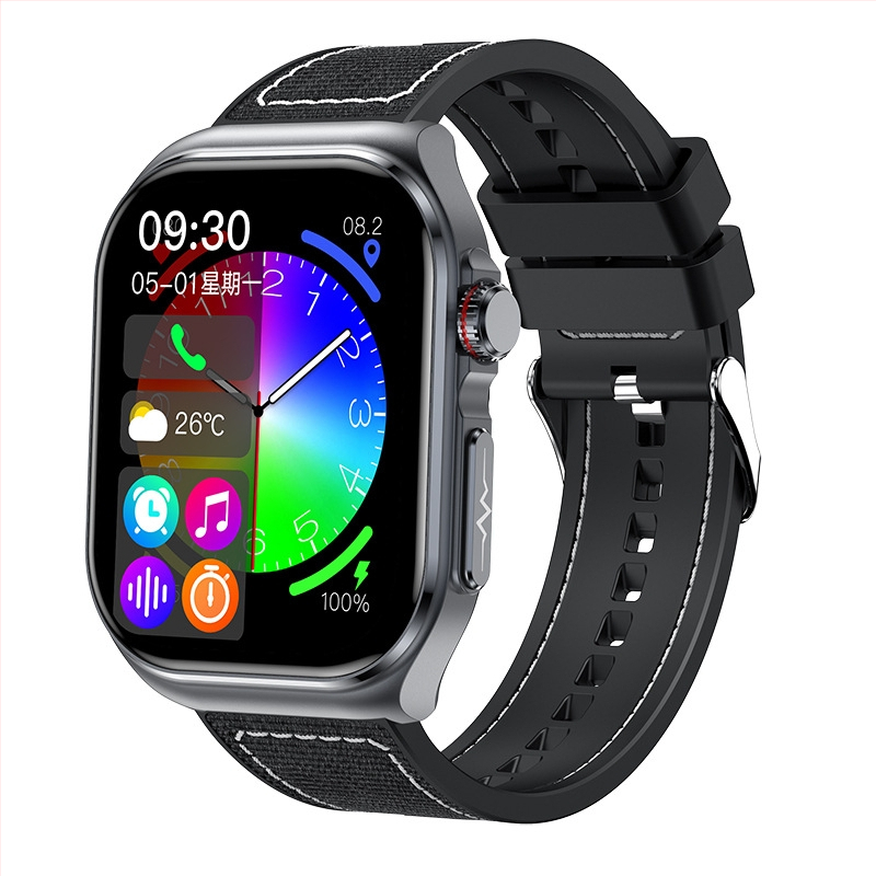 Et585 Смарт часовник AMOLED екран Bluetooth разговори пулс сън крачкомер спортен часовник гривна трансграничен