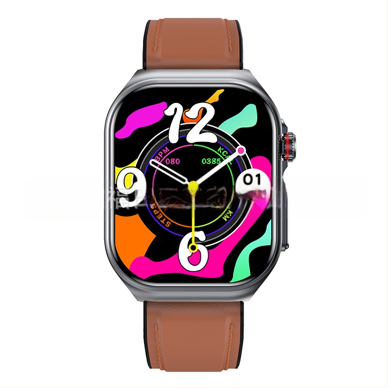 Et585 Смарт часовник AMOLED екран Bluetooth разговори пулс сън крачкомер спортен часовник гривна трансграничен