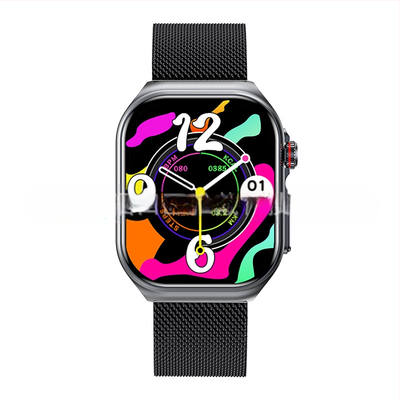 Et585 Смарт часовник AMOLED екран Bluetooth разговори пулс сън крачкомер спортен часовник гривна трансграничен