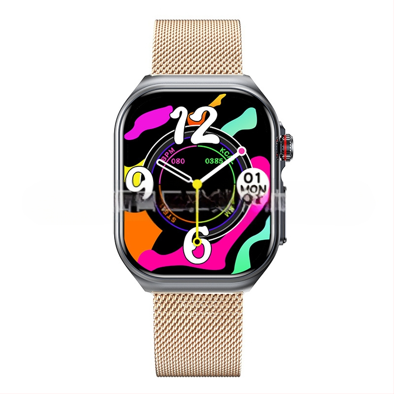 Et585 Смарт часовник AMOLED екран Bluetooth разговори пулс сън крачкомер спортен часовник гривна трансграничен