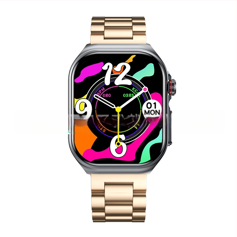 Et585 Смарт часовник AMOLED екран Bluetooth разговори пулс сън крачкомер спортен часовник гривна трансграничен