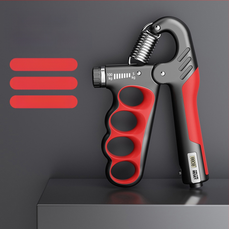 Elektronički uređaj za brojanje, hvatanje za snagu ruku, fitness uređaj za rehabilitaciju, trening, vježbe, hvatanje s pet prstiju na veliko