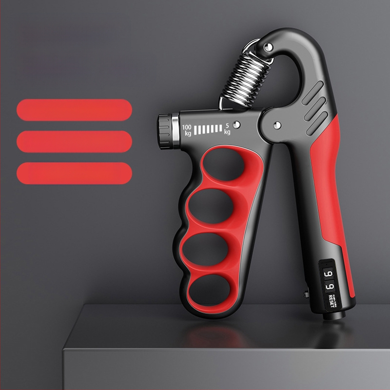Elektronički uređaj za brojanje, hvatanje za snagu ruku, fitness uređaj za rehabilitaciju, trening, vježbe, hvatanje s pet prstiju na veliko