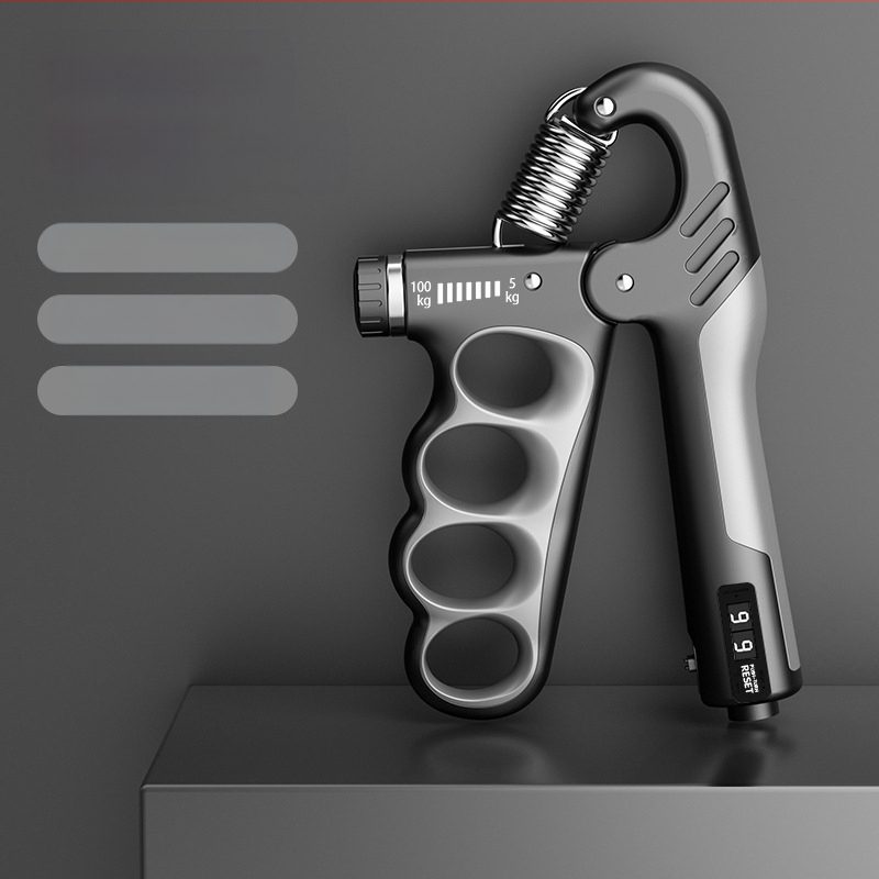 Elektronički uređaj za brojanje, hvatanje za snagu ruku, fitness uređaj za rehabilitaciju, trening, vježbe, hvatanje s pet prstiju na veliko