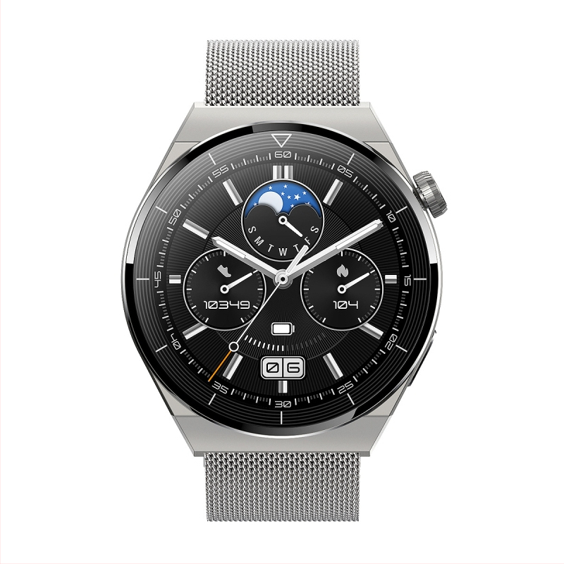 Нов смарт часовник HK46 Bluetooth обаждане с монитор за пулс и сън GT3Pro, чисто нов, офлайн плащане, NFC