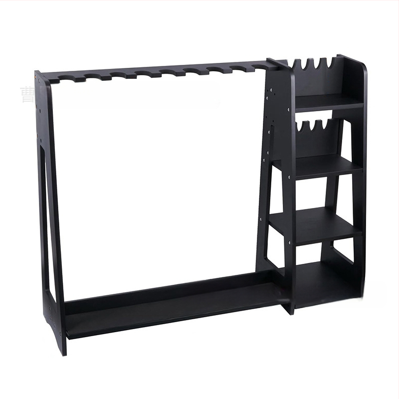 Medinis žaislinių ginklų stovas patalpai, pastatomas ant grindų, šaudyklos ginklų modelių priedų laikymo stovas, daugiasluoksnis įrangos surinkimo stovas