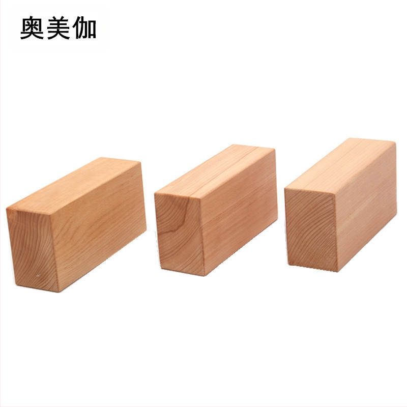 Gamyklinė didmeninė prekyba iyangge medžio masyvo jogos plytomis buko jogos plytomis medžio masyvo jogos blokeliai jogos medienos plytos