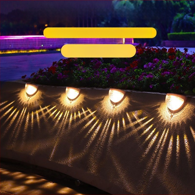 Vandeniui atspari dešimties tūkstančių žmonių tvoros lempų kolekcija indukcinė lempa romantiška kiemo sieninė lempa lauko saulės laiptelių lempa