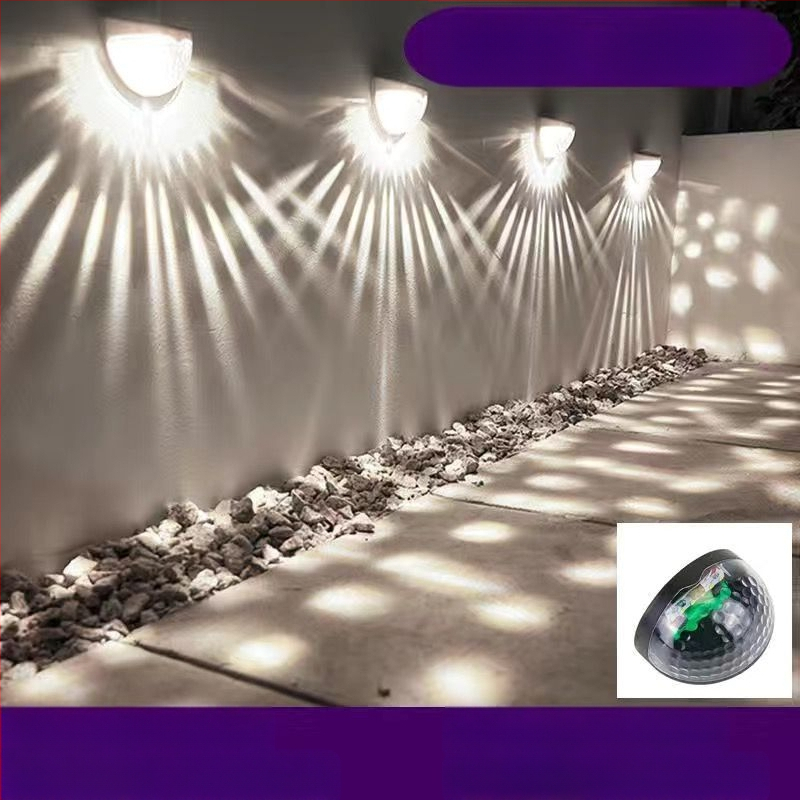 Vandeniui atspari dešimties tūkstančių žmonių tvoros lempų kolekcija indukcinė lempa romantiška kiemo sieninė lempa lauko saulės laiptelių lempa