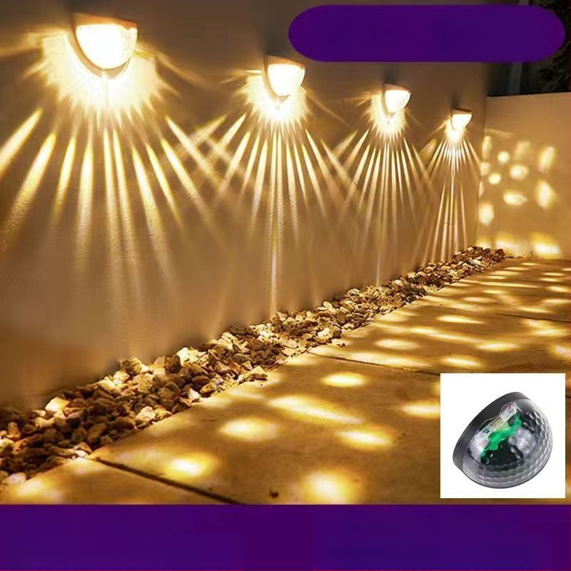 Vandeniui atspari dešimties tūkstančių žmonių tvoros lempų kolekcija indukcinė lempa romantiška kiemo sieninė lempa lauko saulės laiptelių lempa