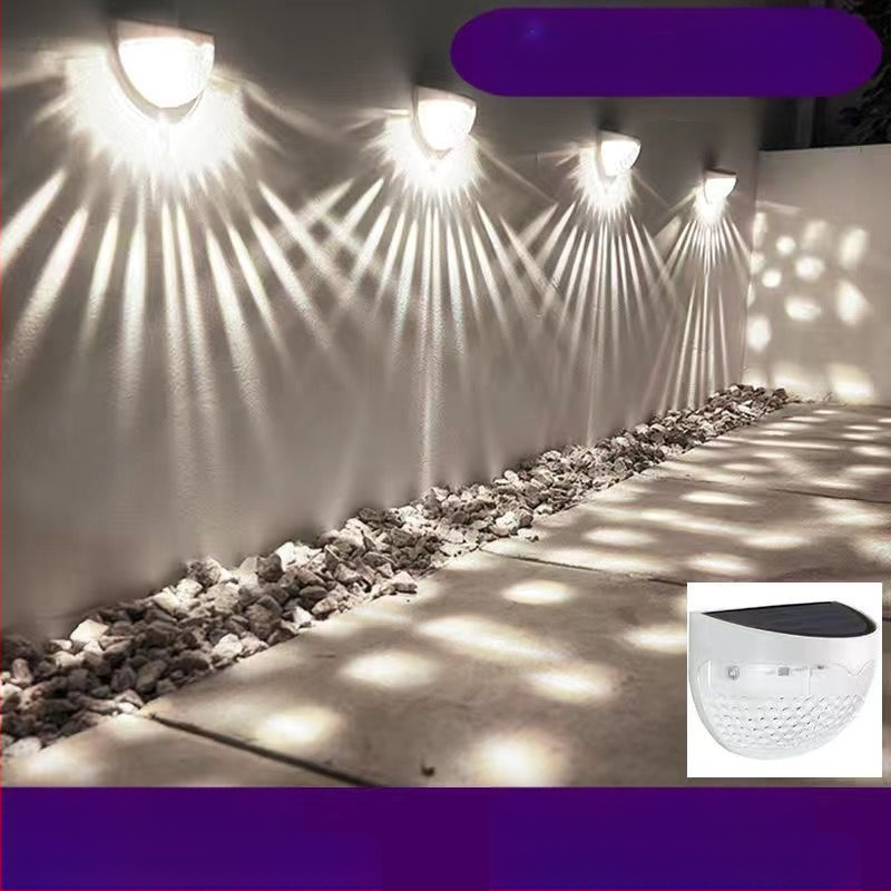 Vandeniui atspari dešimties tūkstančių žmonių tvoros lempų kolekcija indukcinė lempa romantiška kiemo sieninė lempa lauko saulės laiptelių lempa