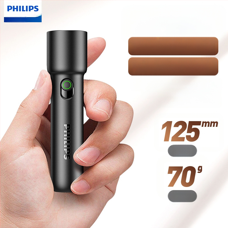 Philips zseblámpa erős fényű, ultra fényes töltésű, ultra hosszú akkumulátor-élettartammal, otthoni, kültéri, vészhelyzeti, hordozható világítás SFL1235