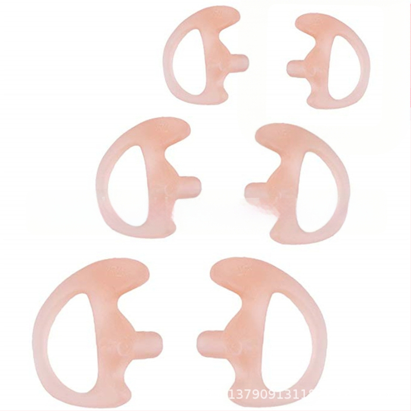 3 paari universaalseid pehmeid silikoongeelist kõrvaklappe, juhtmevabad raadiosaatjaga kõrvaklapid, õhuheli kõrvaklapid, roosad