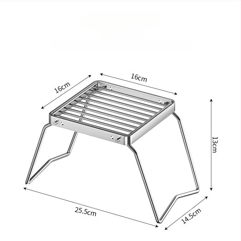 Kokkupandav koomiksipliit, grilliriiul, telkimisahi, tee keetmine, majapidamises kasutatav siseruumides kasutatav söegrill, grillipliit