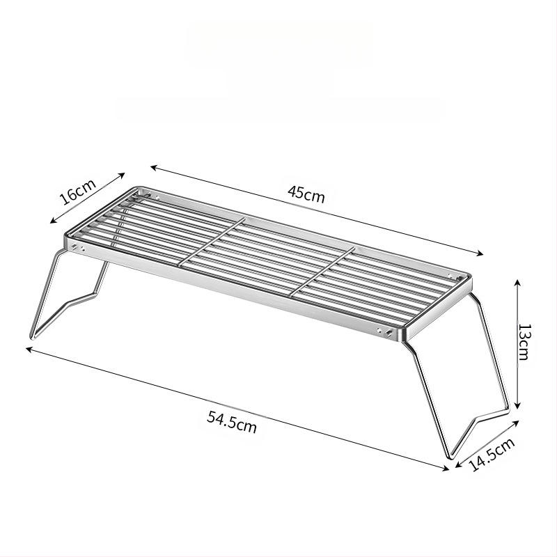 Kokkupandav koomiksipliit, grilliriiul, telkimisahi, tee keetmine, majapidamises kasutatav siseruumides kasutatav söegrill, grillipliit