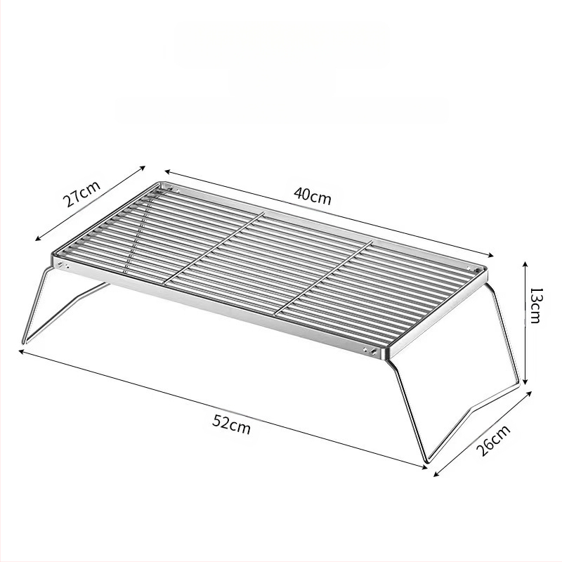 Kokkupandav koomiksipliit, grilliriiul, telkimisahi, tee keetmine, majapidamises kasutatav siseruumides kasutatav söegrill, grillipliit