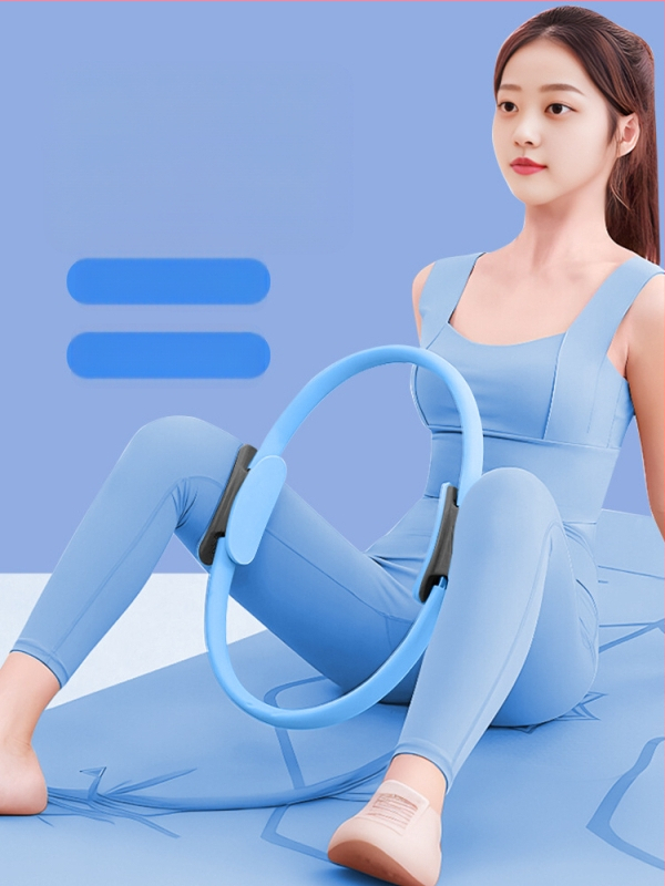 Pilatese rõngasjooga rõnga vormimise artefakt algajatele vaagnapõhjalihaste treeneri vastupanurõngas jalgade venitus jalgade ilu