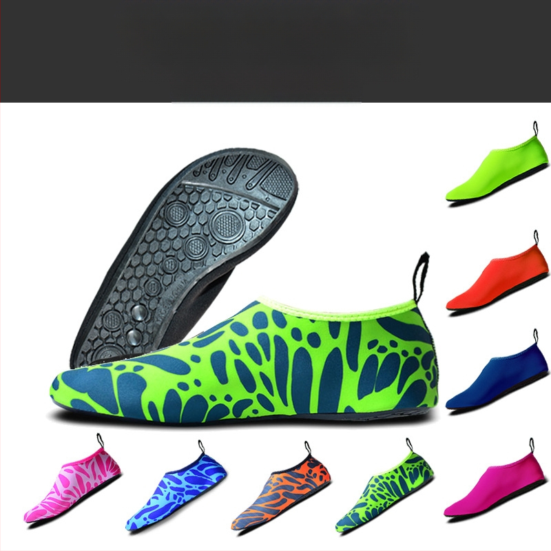 Rannasokid, kingad meestele ja naistele, sukeldumine, snorgeldamine, lapsed ülesvoolu sukeldamine, ujumiskingad, pehmed kingad, libisemiskindlad lõikekindlad punase jalalapiga nahast kingad