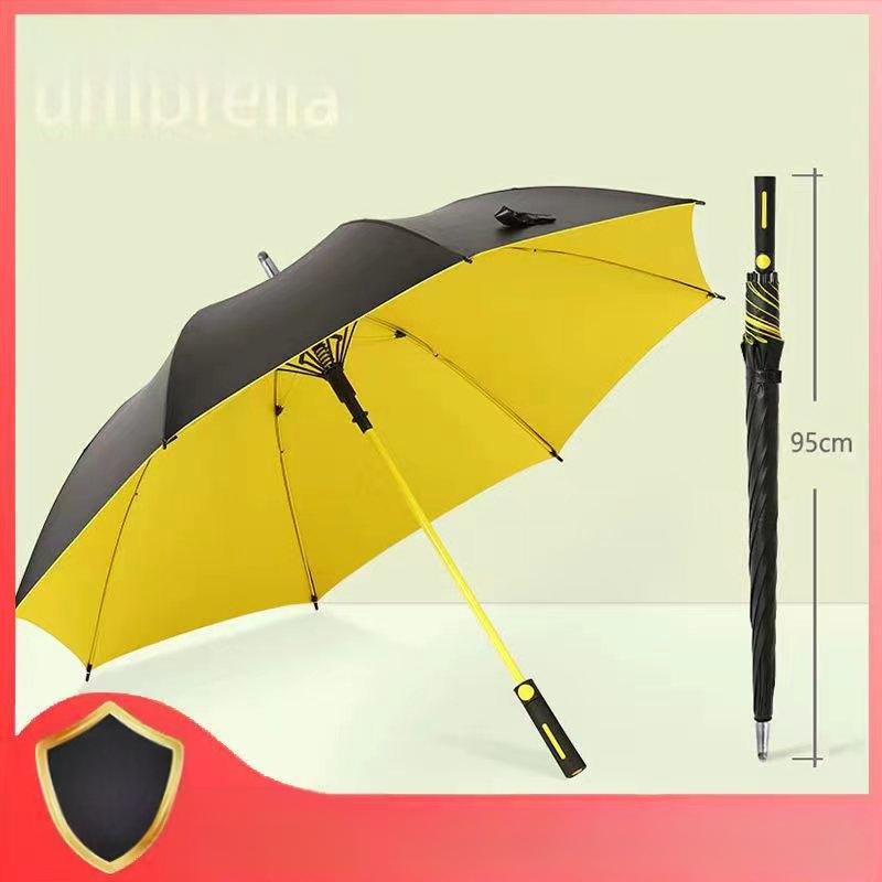 Vandeniui atsparus dėklas, ilga rankena, skėtis su didelėmis akimis, lietus, dvigubos paskirties, apsaugantis nuo audros, pluoštas, tiesus strypas, tvirtas ir patvarus golfo skėtis nuo saulės.