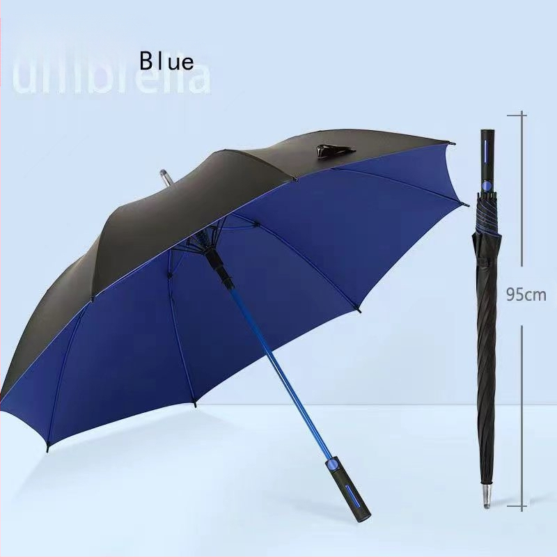 Vandeniui atsparus dėklas, ilga rankena, skėtis su didelėmis akimis, lietus, dvigubos paskirties, apsaugantis nuo audros, pluoštas, tiesus strypas, tvirtas ir patvarus golfo skėtis nuo saulės.