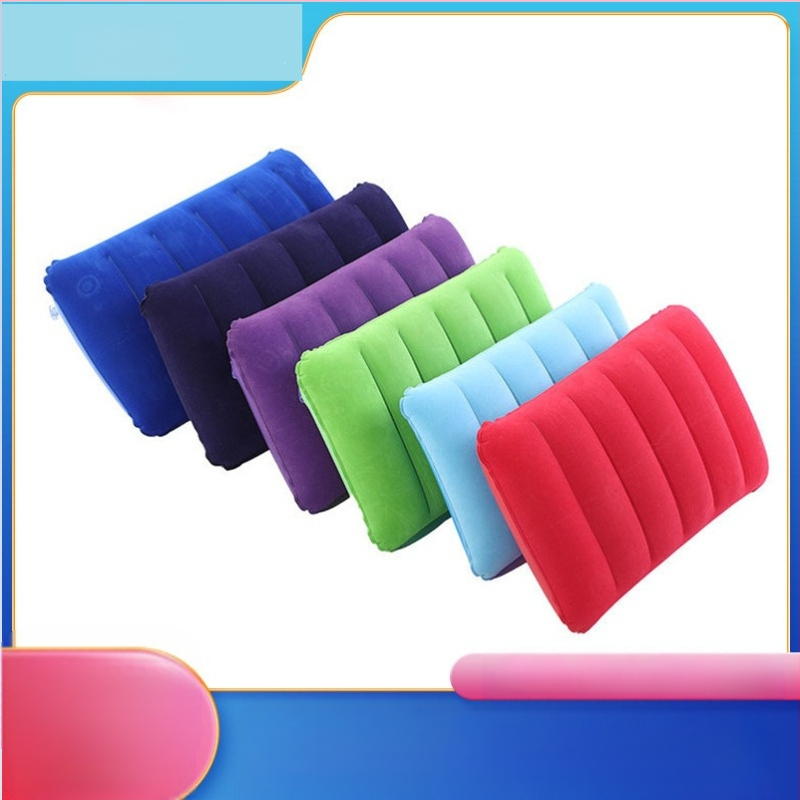 Tehase laos täispuhutav padi uinak ruudukujuline padi välistingimustes telkimine multifunktsionaalne PVC flokeerimisega vööpadi padi hulgimüük