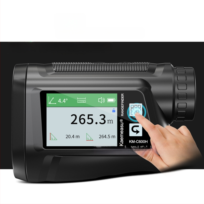 Uzlādējams teleskops Lāzera tālmērs Skārienekrāns Sānu ekrāns Balss paziņojums Golfa laukums Skaļums Daudzfunkcionāls