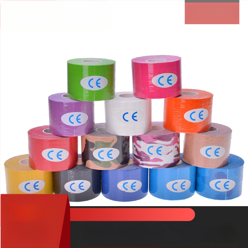 Kineziologijos medvilninis elastinis krūtinės pleistras raumenų pleistras fizioterapijos juosta vandeniui atsparus sportinis raumenų įtempimo tvarstis