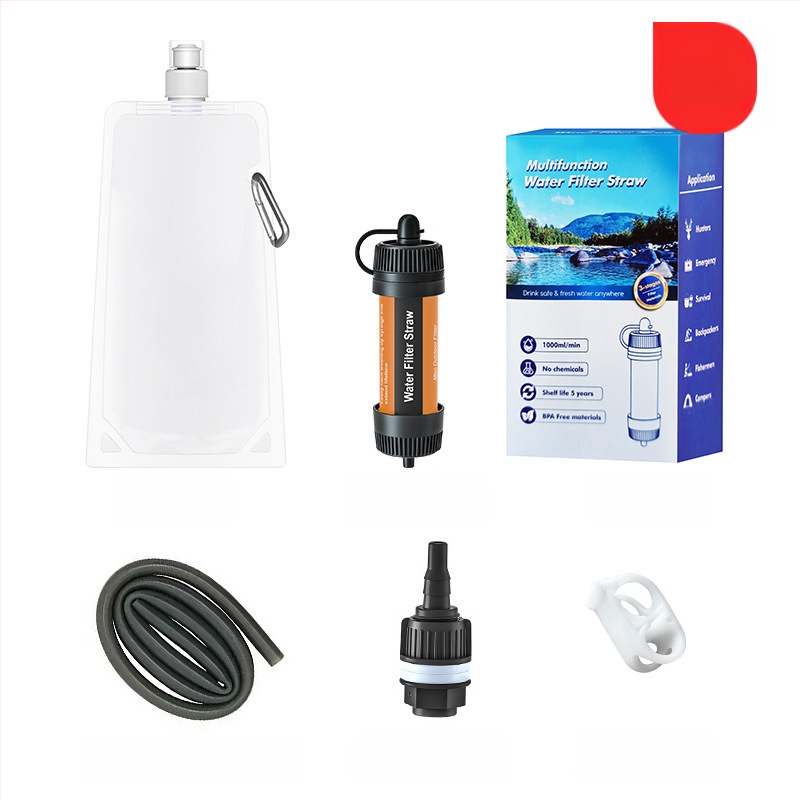 Välistingimustes kasutatav avariiveefilter kaasaskantav elu otsene joogivee puhastamine õlekõrs telkimine ellujäämisvälja joogiveefilter