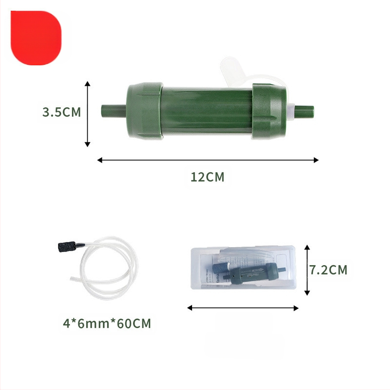 Välistingimustes kasutatav avariiveefilter kaasaskantav elu otsene joogivee puhastamine õlekõrs telkimine ellujäämisvälja joogiveefilter